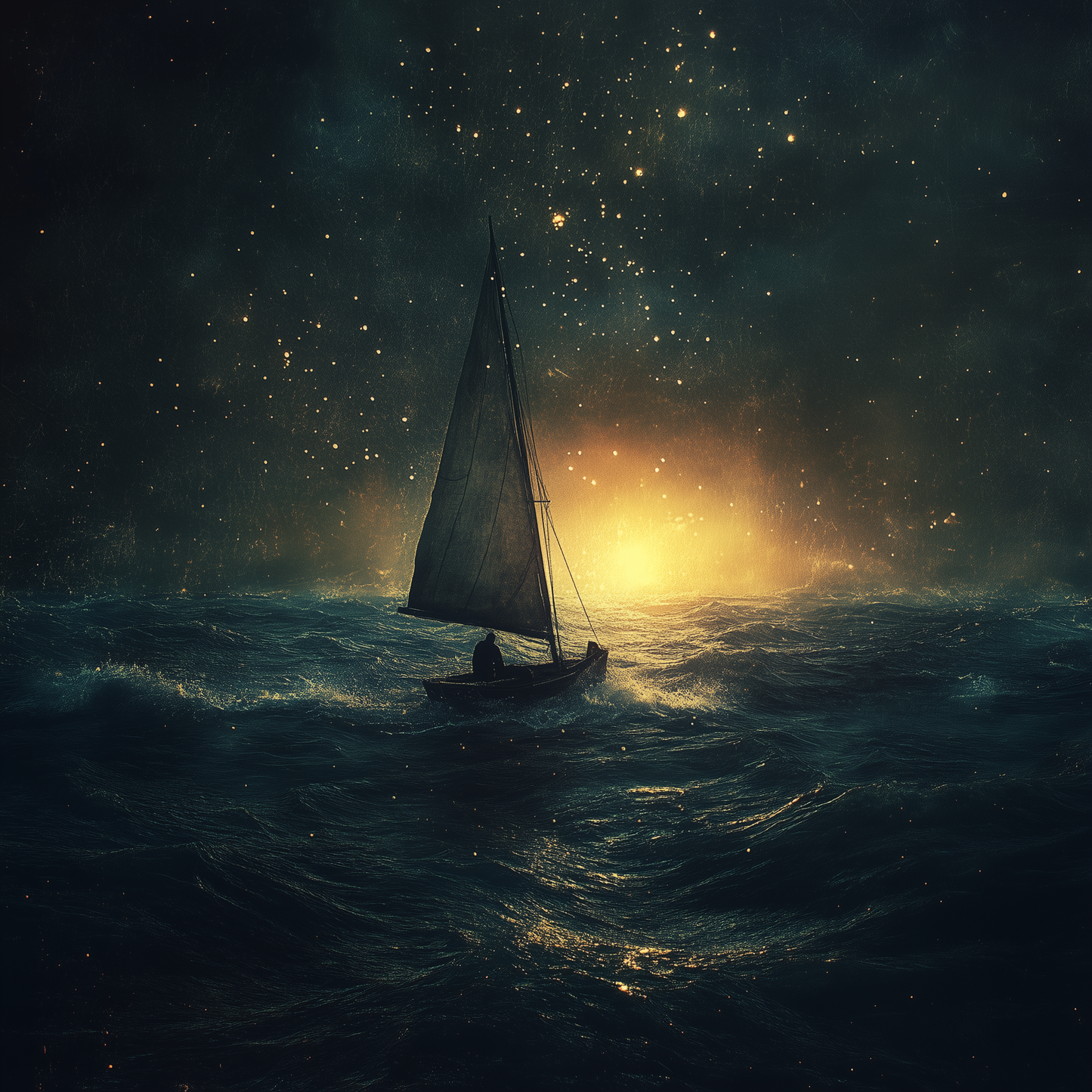 Art Piece: Voyage Under Starry Skies