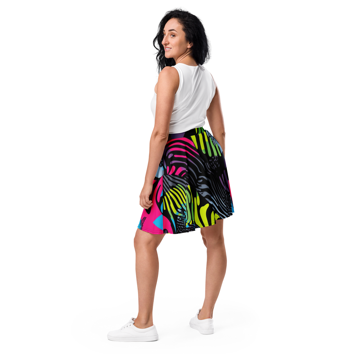 Abstract Pop Skirt