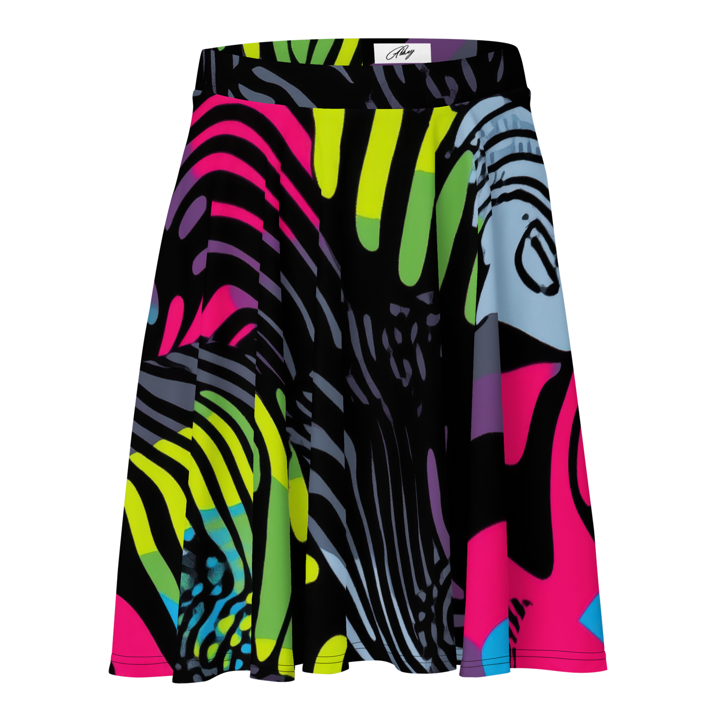 Abstract Pop Skirt