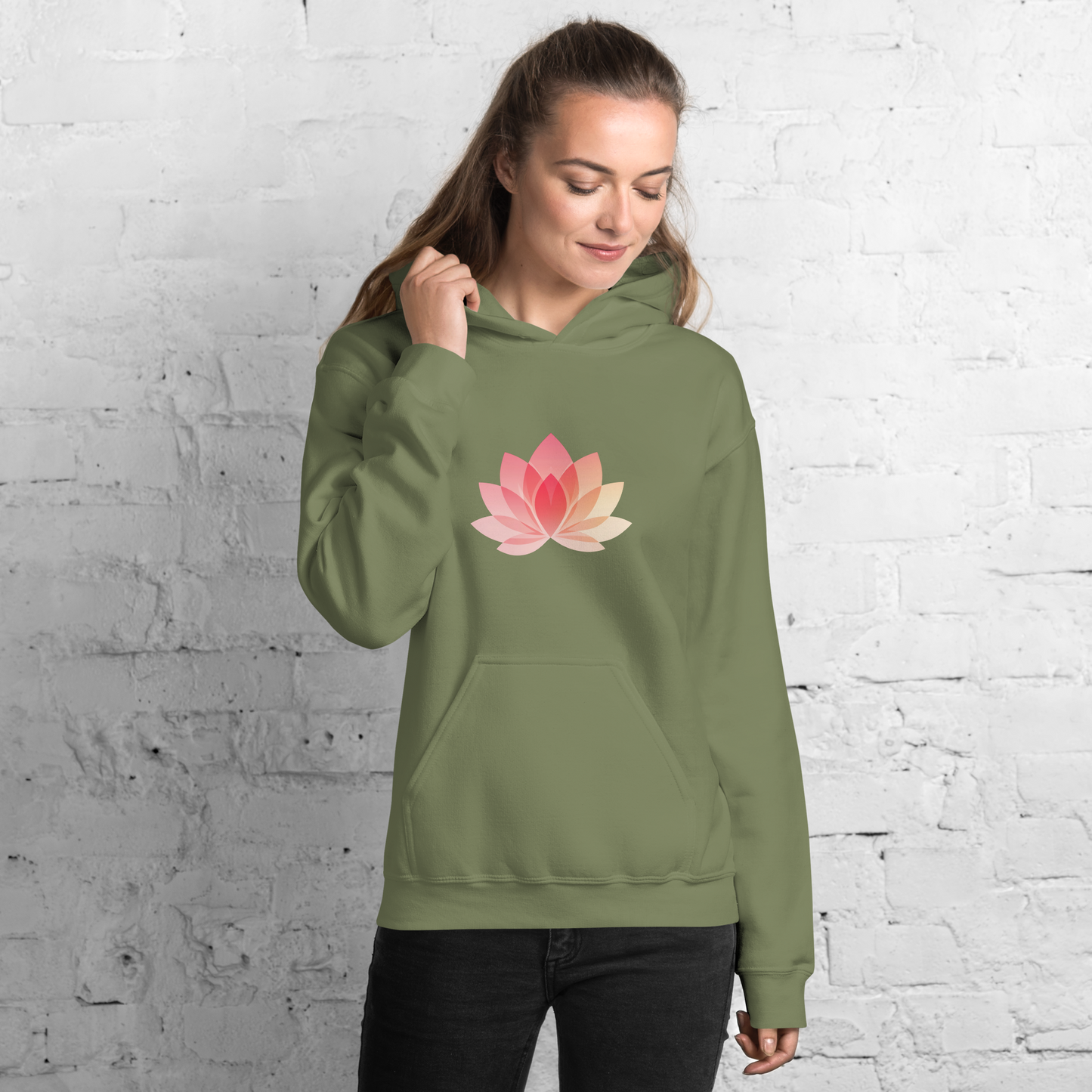 Unisex Lotus Wellness Hoodie